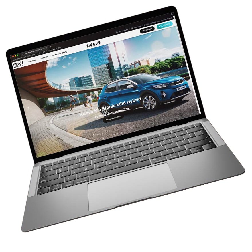 Landing de captación de Frau Automóviles conectada a la plataforma de leads de KIA